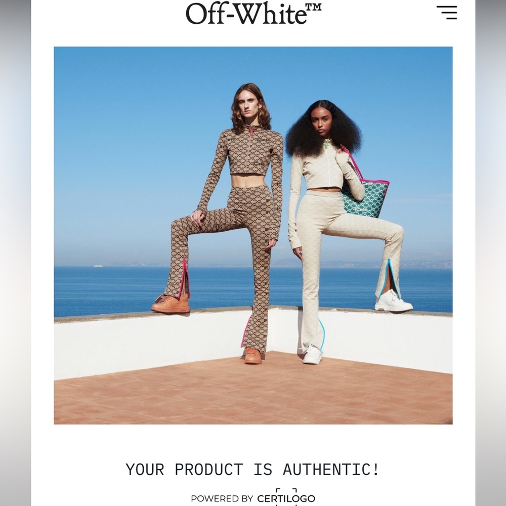 off white crew neck - Picture 8 of 9
